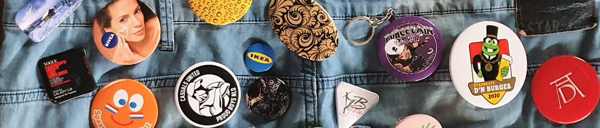 banner emblemen badges buttons laten maken bestellen