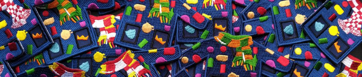 emblemen badges geborduurde embleems oeteldonk kruikenstad carnaval-ollie kopen bestellen