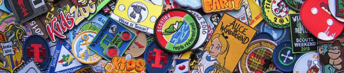 emblemen badges scouting insignes geborduurde kamp emblemen
