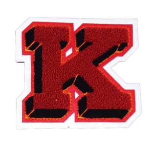 badstof chenille vilt varsity letters emblemen badges patches pro merchandise laten maken bestellen kopen 10