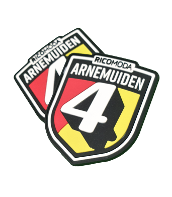 pvc rubber rubberen sileconen patches badges emblemen bestellen laten maken kopen pro merchandise 13 0