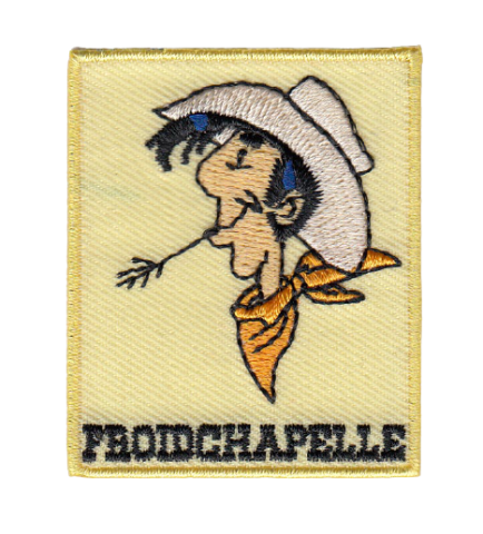 scouting chiro emblemen badges patches kentekens bestellen laten maken kopen lucky luke cowboy kamp