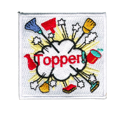 scouting chiro emblemen badges patches kentekens bestellen laten maken kopen schoonmaken schoonmaker opruimen