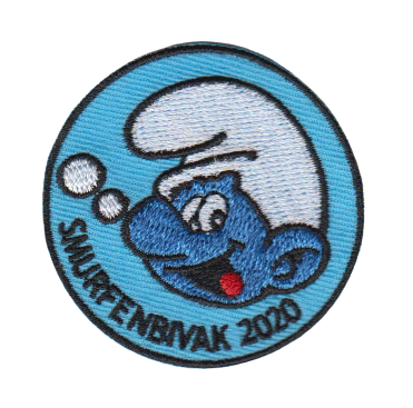 scouting chiro emblemen badges patches kentekens bestellen laten maken kopen smurf smurven kamp zomerkamp zoka embleemkes